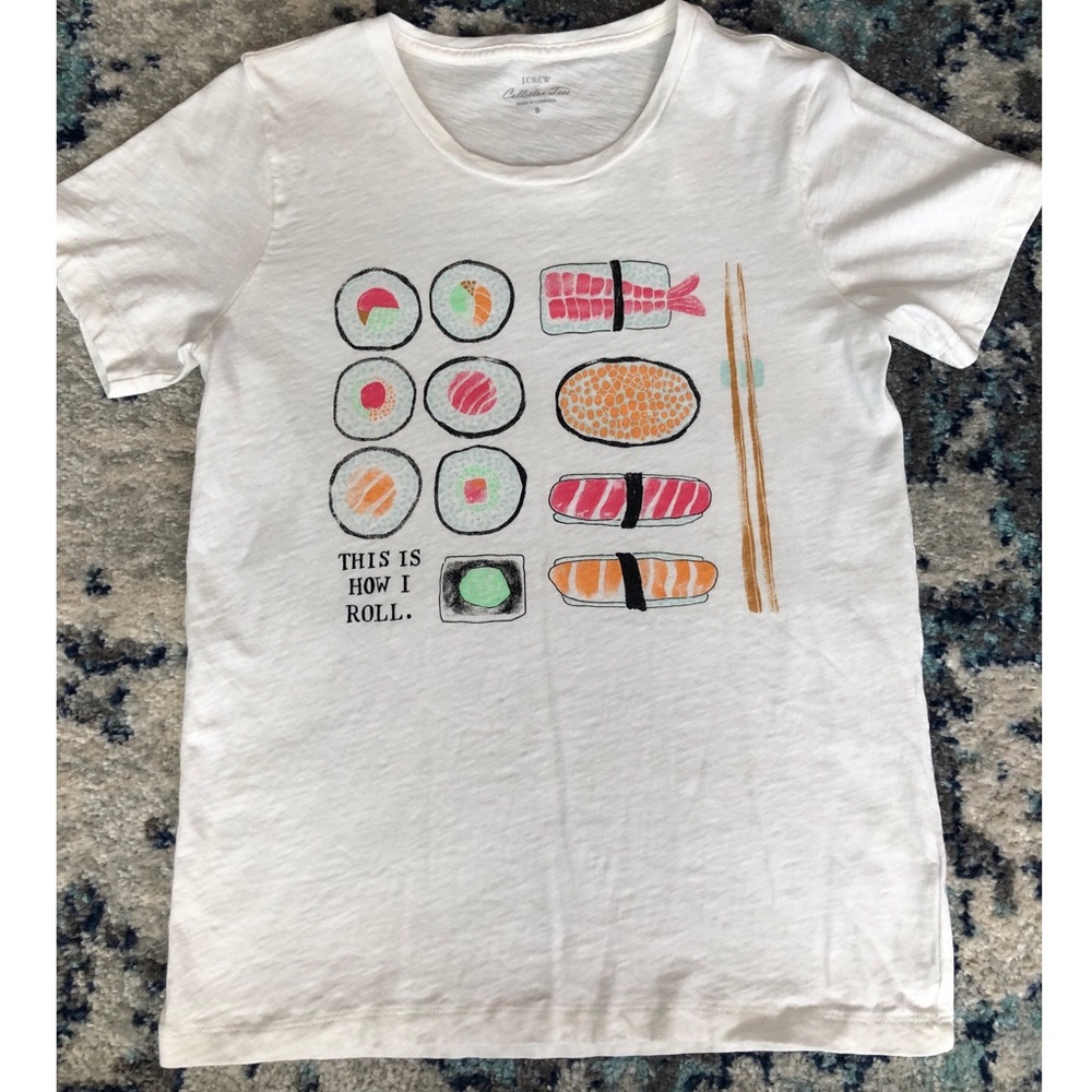 J Crew sushi tee